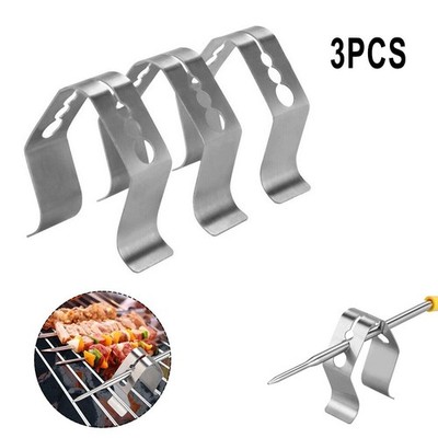 Verbesserte Kocheffizienz mit Fleisch BBQ Sonde Clip Halter 3er Set