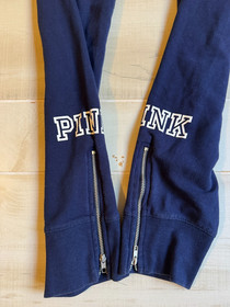 Victoria's Secret pink blue  pull on  jogger  pants size S  women's 28" ins