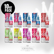 10x SKE Crystal E-Liquid für E-Zigarette & Vape mit 10/20mg Nikotin Alle Sorten