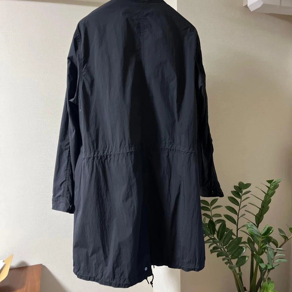 sophnet. Black Nylon Mod Coat Size M Stand Collar Fishtail D-Ring Used - Image 3 of 4