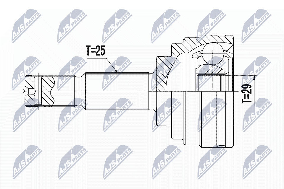 JOINT KIT DRIVE SHAFT NPZ-NS-093 FOR NISSAN HR12DE 1.2L 3cyl NOTEHR16DE 1.6L - Image 10