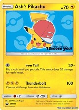 Ash's Pikachu SM114 SM Promos NM on eBay