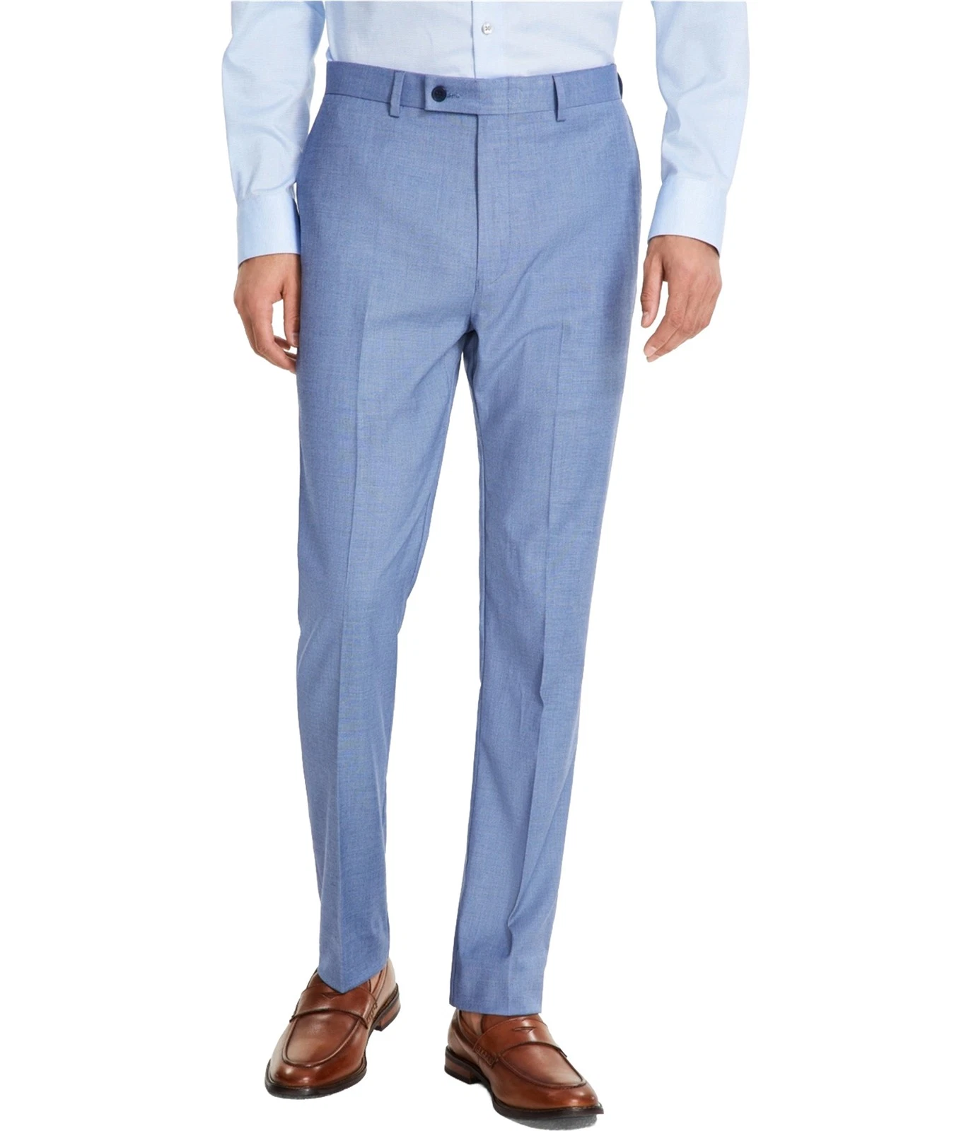 Calvin Klein Mens Slim-Fit Tapered Slim Slacks Dress Pants