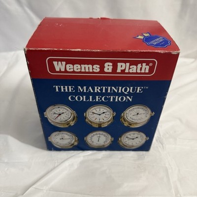 2007 Weems & Plath #190700 Martinique Barometer Brass in Box