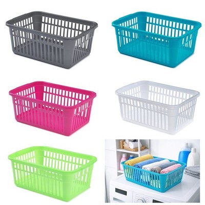Set 5 x 37 cm Kunststoff Praktischer Aufbewahrungskorb Home Office Store Multi Organizer