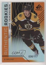 2018-19 SP Game Used Authentic Rookies Orange Rainbow 6/117 Urho Vaakanainen hn6