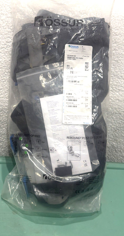 Ossur Rebound Post-Op Knee, Cool Universal  #B-8381480 Adjustable Leg left right