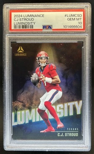 2024 Panini Luminance C.J. Stroud Luminosity #LUM-CSD Texans PSA 10 GEM MINT