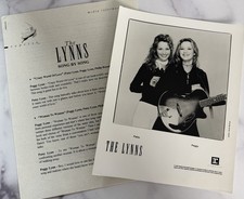 The Lynns - Press Kit - 8x10 Photo & Song by Song Listing - Loretta Lynn's Kids