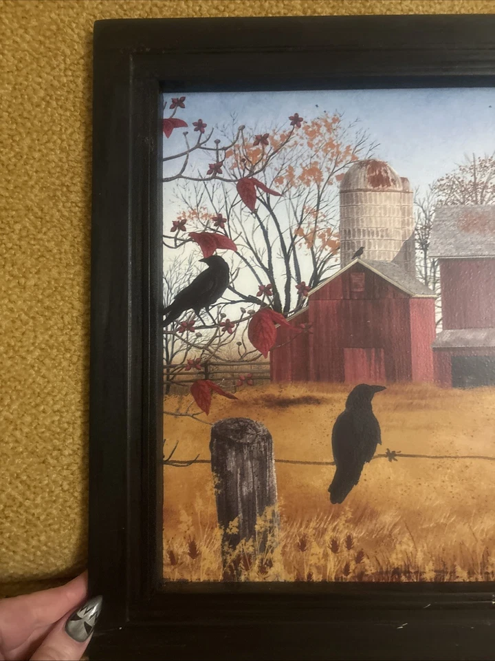 Billy Jacobs Autumn Gold Farm Print-Framed - Image 2 of 4