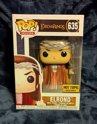 Funko Pop! Movies The Lord of the Rings ELROND #635 Hot Topic Exclusive