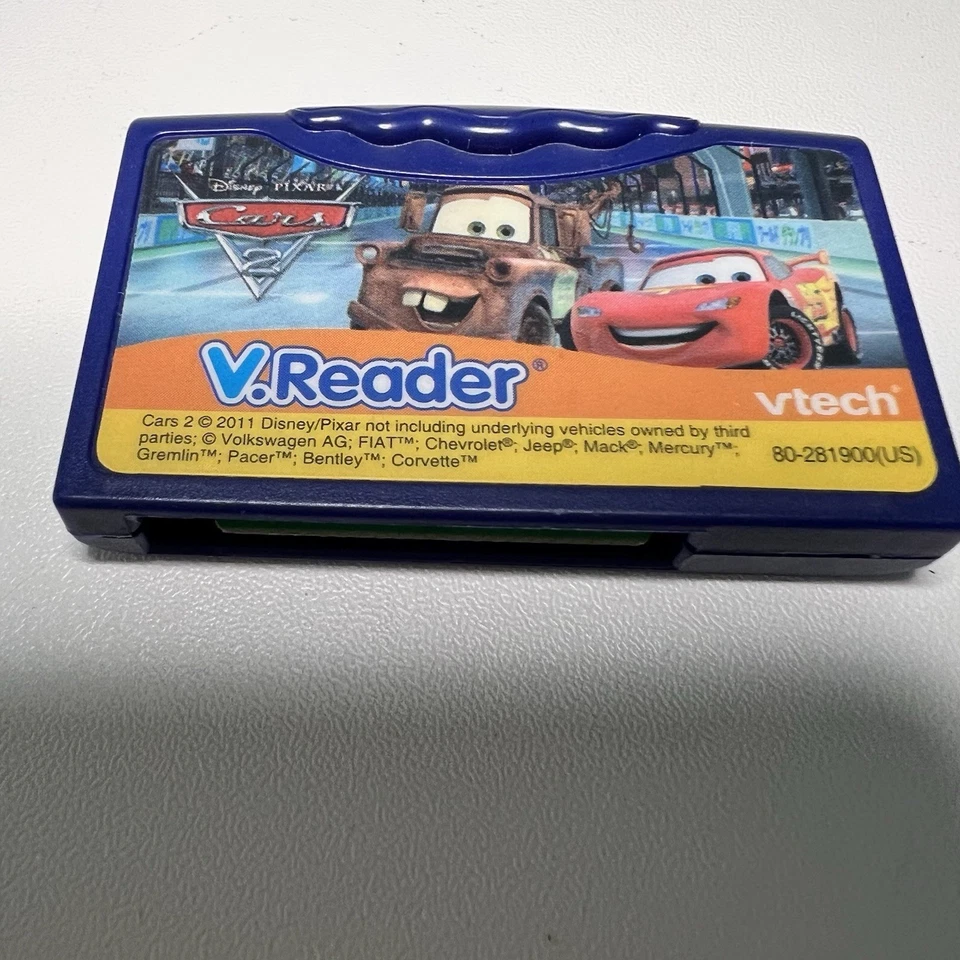 Lot Of 6-VTech V Reader Games-Elmo, Cars, Dora, Madagascar Toy Story, Scooby - Image 2 of 4