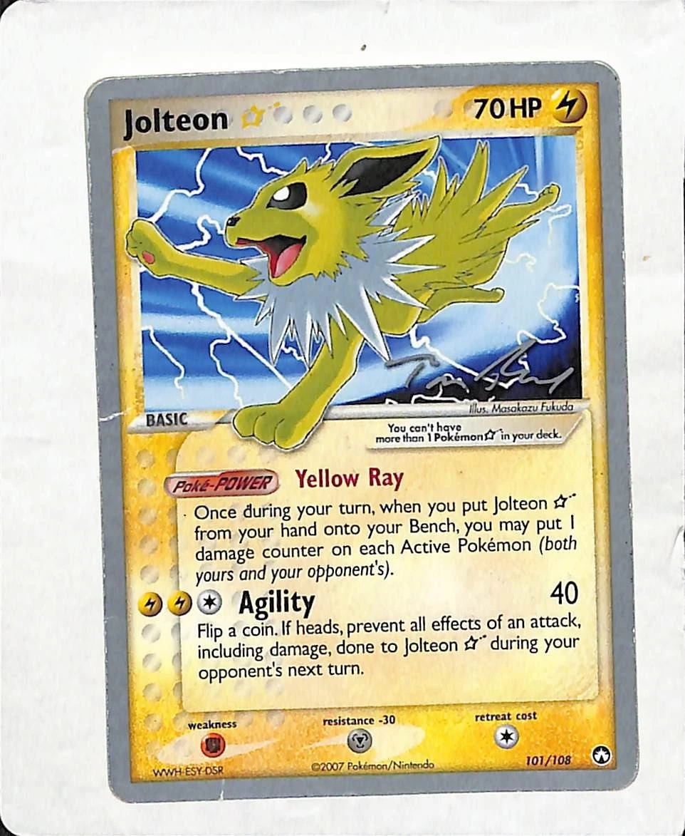 PSA 5 英語版 ゴールドスター サンダース 101/108 Jolteon Jolteon Star 101/108 World Championship Decks for sale | eBay
