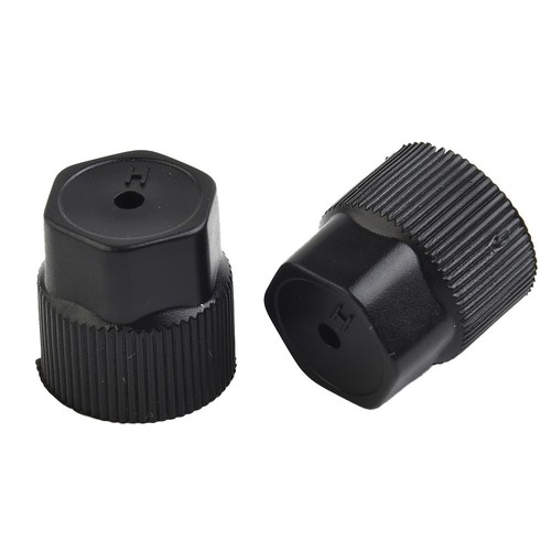 For Car Air Conditioning Cap Cover Set for Pressure Control Black+Blue - Picture 7 of 12