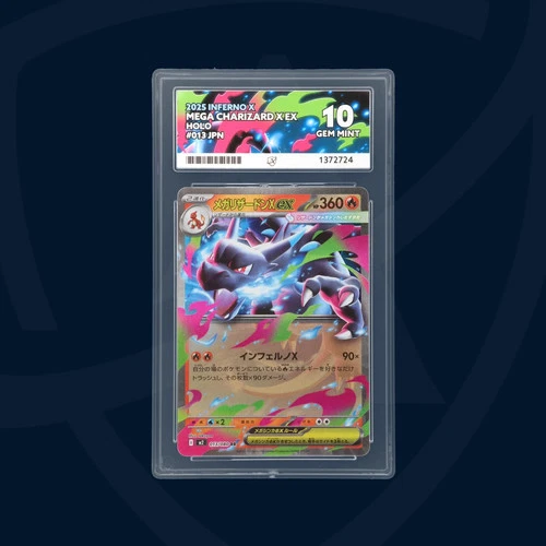 Mega Charizard X ex - 013/080 - 2025 Inferno X - Japanese - ACE GEM MINT 10