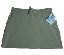 Coolibar Women’s Skort Size Large Green NWT UPF 50+ Moisture Wicking Breathable
