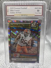 2025 Donruss Football Miles Garrett Action All Pros # AAP-MGA GEM 10