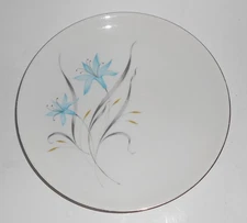 Homer Laughlin China Linda w/Platinum Dinner Plate