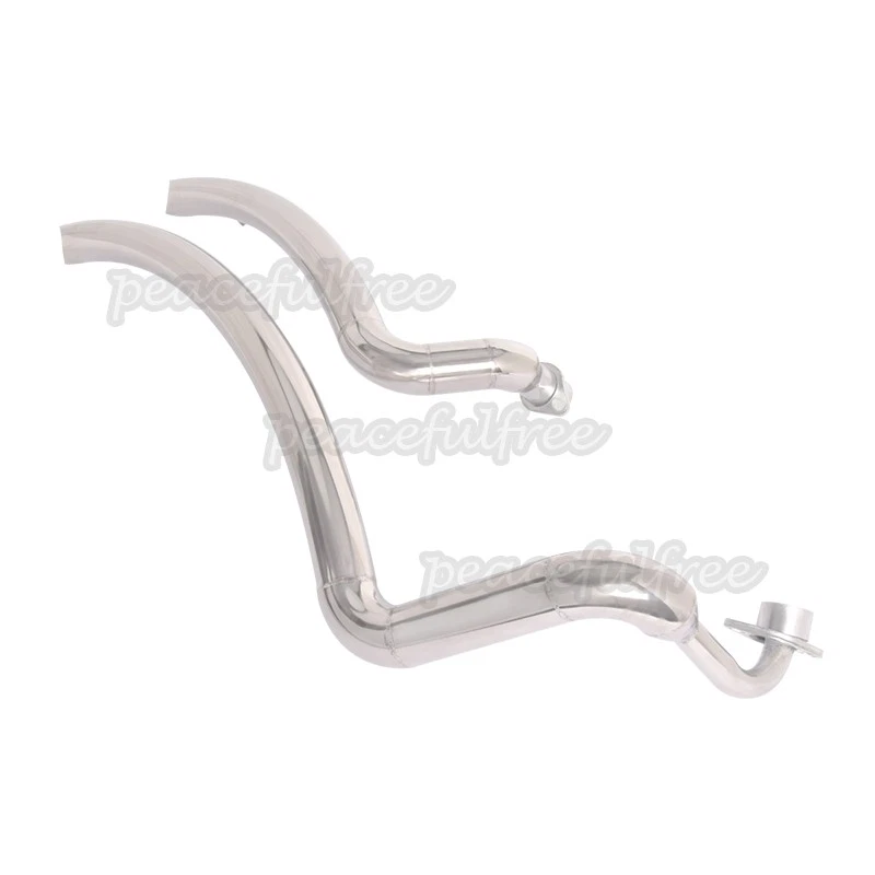 Black Exhaust Pipe Systems Fit For Yamaha V star 650 XVS650 Dragstar 650 XVS400 - Image 4 of 4