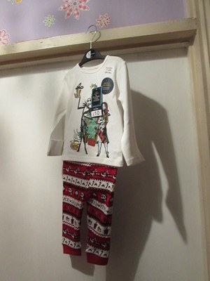 KINDER NIGHTMARE BEFORE CHRISTMAS THEMA 2-TEILIGES PYJAMA-SET ALTER 6-9 MONATE