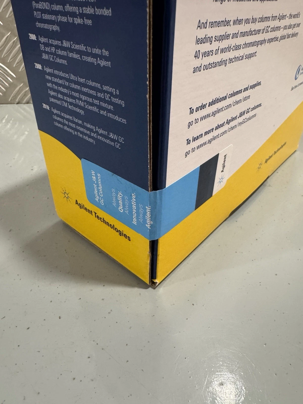 Agilent 19091S-433UI GC Column HP-5MS Ultra Inert 30m 0.250mm Brand New Sealed 6