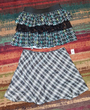 2 girls size xl 14/16 new stretchy skirts
