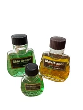 3 Bottles Vintage Mennen Skin Bracer After Shave 1.5 fl oz & Trave .5 Oz Spice