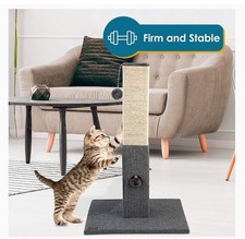 Frisco Cat Scratching Post-32 Tall Cat Scratcher with Softball Jingle Bell Toy