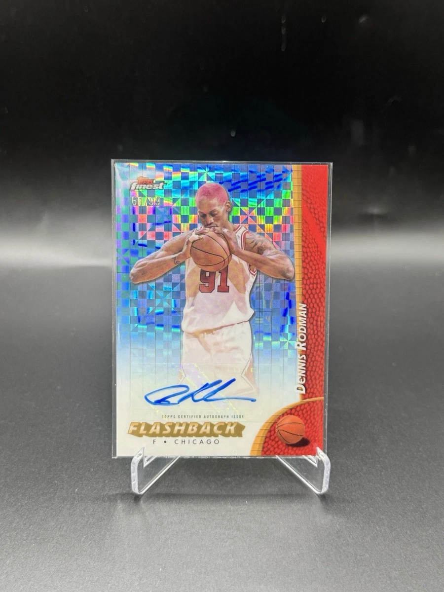 Topps Dennis Rodman Basketball Serial Numbered Sports Trading