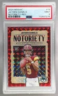 112837276 Jayden Daniels 2024 Panini Mosaic #19 Red Notoriety Rookie RC PSA 9