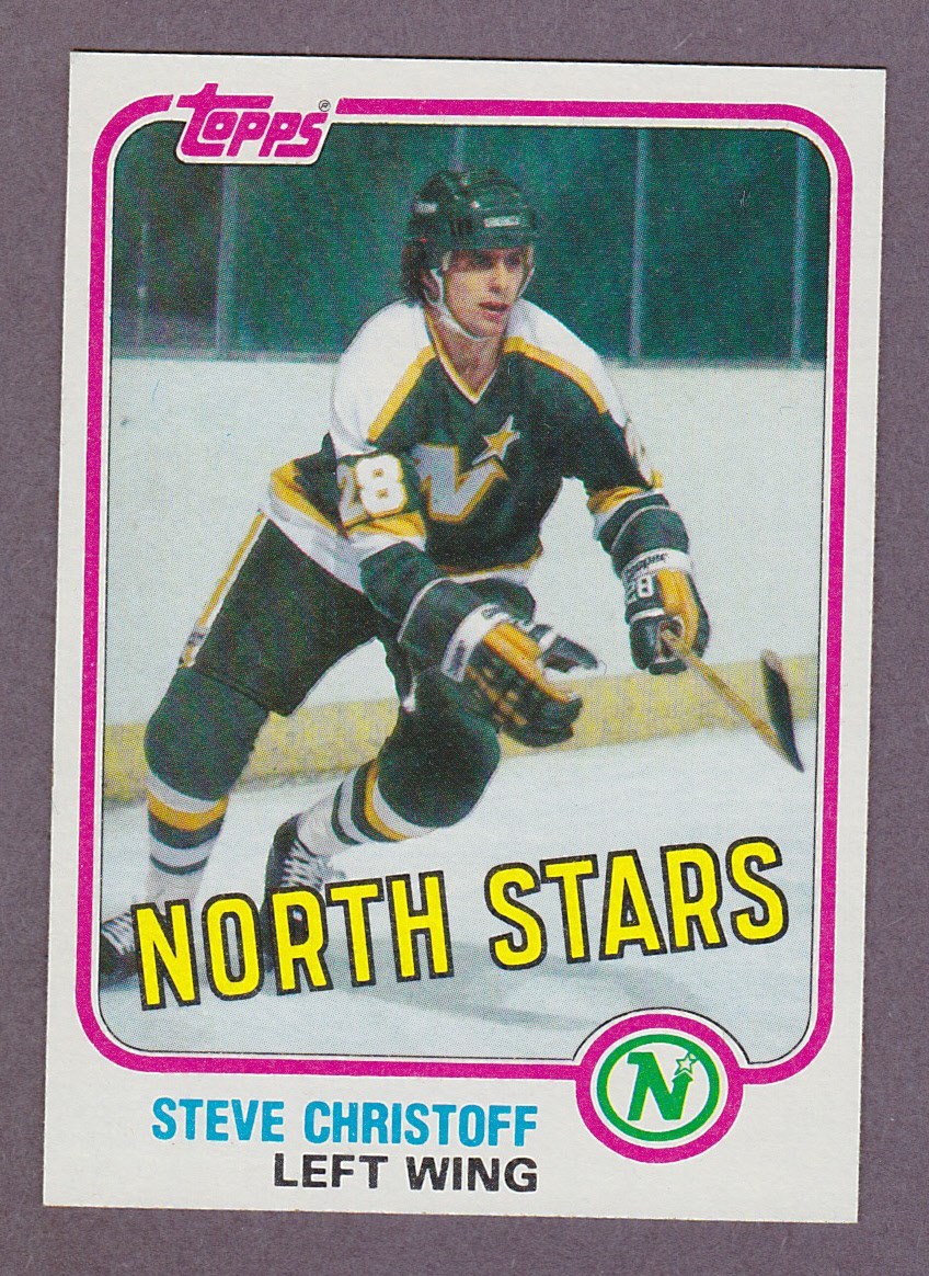 1981-82 Topps Hockey Steve Christoff #104 Minnesota North Stars NM