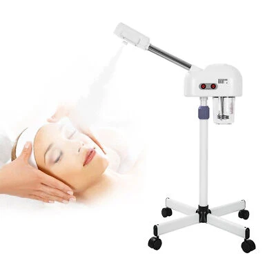 MARKENLOS 2 in 1 Ozon-Gesichtsdampfer Gesichtssauna Verdampfer Ozone Bedampfer Dampfgerät