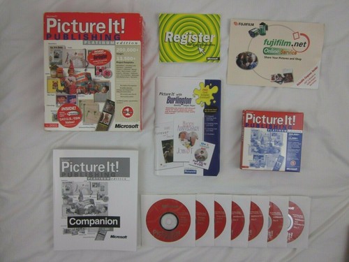 Microsoft Picture It! Verlag Platinum Edition v. 2001 Picture It Computer PC - Bild 1 von 4