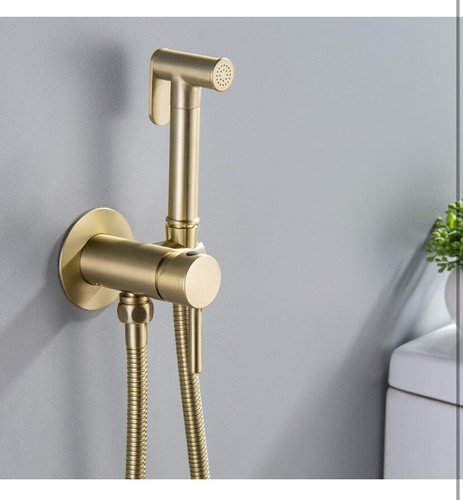 SHAMANDA Warm Water Bidet Sprayer for Toilet with Hot and Cold Brass Rough-in... - Picture 2 of 9