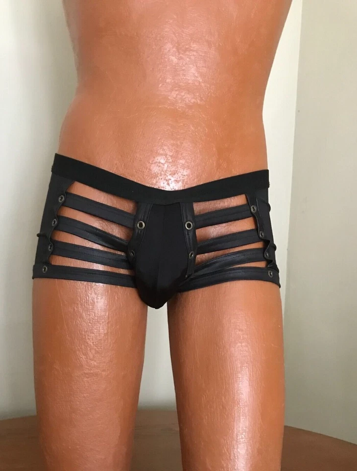 GREGG HOMME- NWOT - MEN'S  Open Strap Front Fantasy Boxers - Size Med - Image 2 of 4