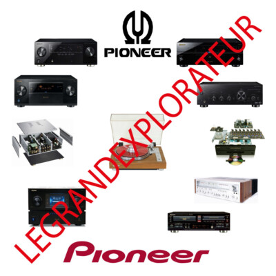 Ultimate Pioneer Audio Repair & Service Manuals  (1370 PDFs manual s on 3 DVD)
