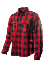 Men's Flannel Plaid Shirt - Long Sleeve Cotton Button Down