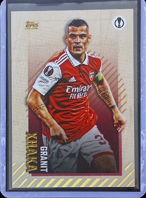 Granit Xhaka - 2022-23 Topps Gold x Dan Leydon