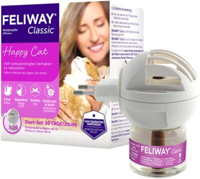 FELIWAY Classic Pheromon Verdampfer Set Katzen Stressreduktion 48ml 30 Tage 70m²