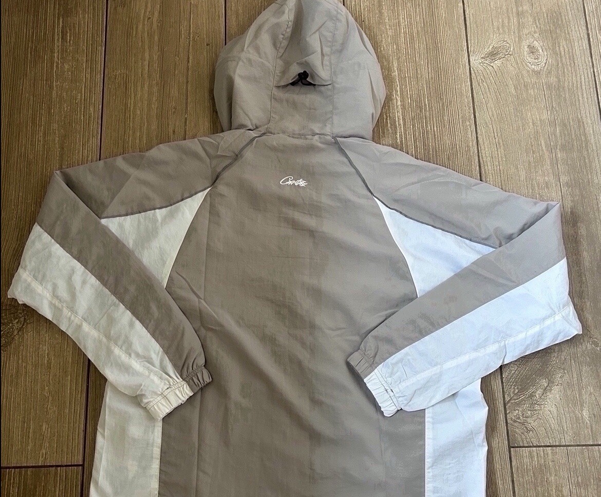 Corteiz Spring Jacket - Grey And White Size Small | eBay UK