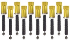 Winters Quick Change Gear Cover Gold Nut Stud Kit 1657