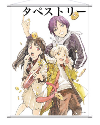 Noragami Kujimate A Prize B2 Tapestry Adachi Toka Yato Hiyori Yukine Japan anime