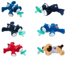 WubbaNub Pacifier Major League Baseball Plush Animal and Pacifier, 0 to 6 months