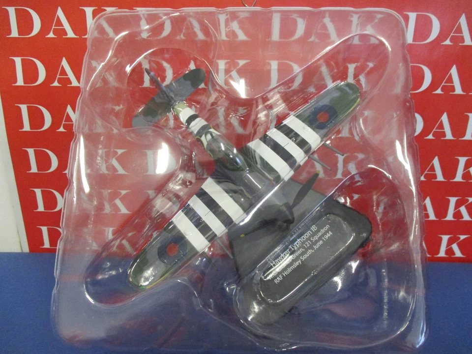 Die cast 1/72 Modellino Aereo Aircraft Hawker Typhoon Mk1b 121 Sqn. D-Day 1944 - Immagine 4 di 4
