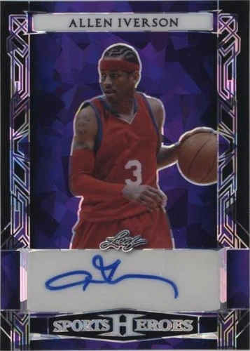 2024 Leaf Metal Sports Heroes - Allen Iverson #BA-AI1