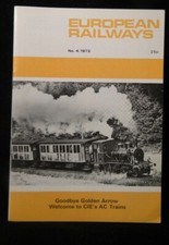European Railways Magazine 1972 #4 CIE AC trains Varna MOB period coaches Opal C