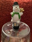 Jingle Juice Wine Glass And Snowman Stopper — photo 2