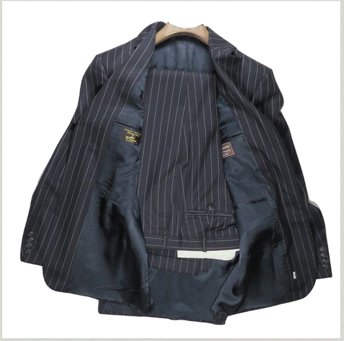 Holland & Sherry Bespoke Suit 39 33/31 Super 120s Worsted CEO Banker Sartorial  - Picture 1 of 12