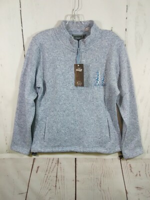 Renegade Alaska Pullover Womens S Blue Sweatshirt Fleece Lined Outdoor  Hiking