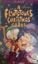 A Flintstones Christmas Carol(VHS 1995)Hanna-Barbera Turner-TESTED-RARE-SHIP N24